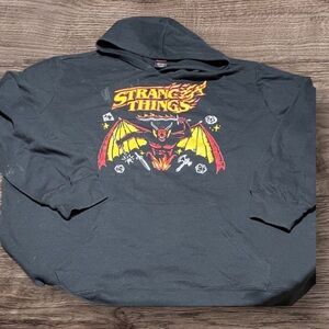 Stranger Things Black Hoodie Men’s 3XL